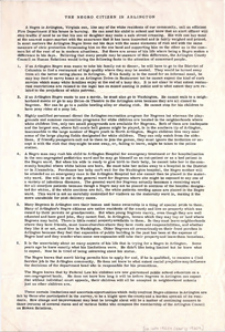 Single page typed sheet on white paper