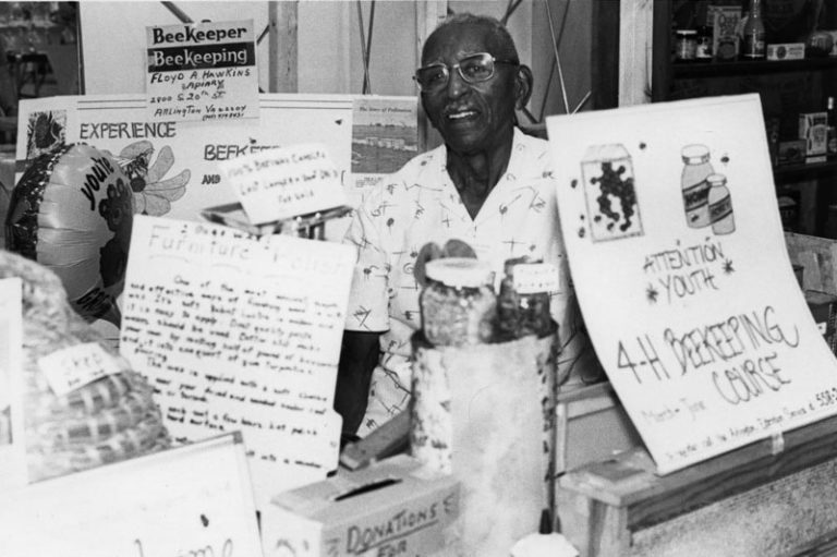 Floyd Hawkins, who at the age of 81 helped start the Arlington County Fair, and served as the Fair’s treasurer for 10 years, from 1977 to 1987.