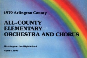1979 Arlington County All-County Elementary Orchestra and Chorus album cover