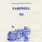 Brochure with activities at the Arlington Hall Station Officers Club for June and July, 1989, including farewells to Arlington Hall Station. Social Graces and Espionage – April 2011 – Virginia Living Magazine – “By V-J Day, AH Station had become massive employing 5,700 civilians, more than 1,000 military officers and men, and 1,000 WACs (Women’s Army Corps.) When “peace” was reached the employees and civilians declined, and within months of the war’s end, only 35 WACs remained.”