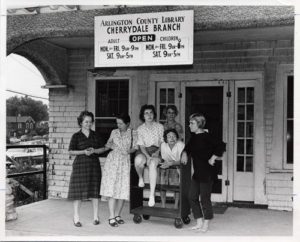 Cherrydale library staff, ca. 1952