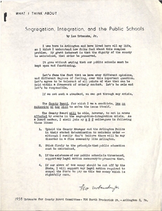 Copy of one page typed document on white paper, with darkened mimeograph marks in corners.