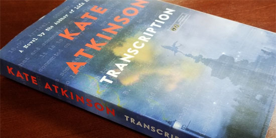 close up photo of the cover of "Transcription"