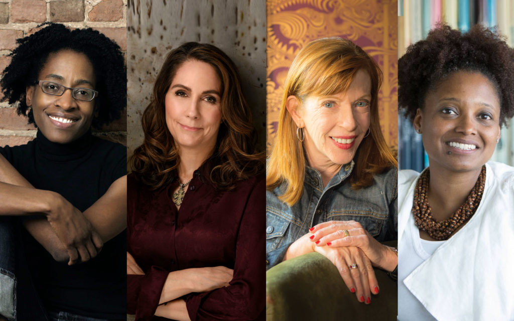 Jacqueling Woodson, Mary Karr, Susan Orlean and Tracy K Smith