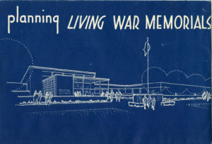 Elevation image from a promotional flyer advertising Potomac Engineering Corporation's services for planning and building a living war memorial.