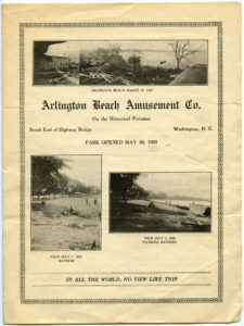 Arlington Branch Amusement Park cover of flyer