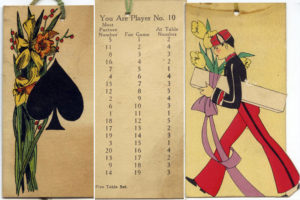 composite image of the cover of two dance cards