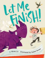 book cover: let me finish