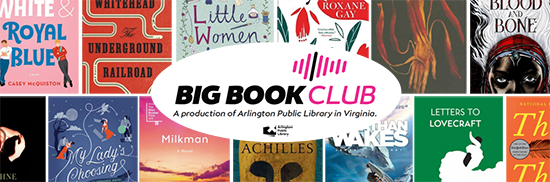 covers of 14 books with the words Big Book Club