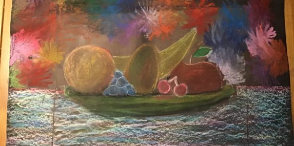 These fruits are on a boat watching the sky as it is lit with fireworks. Even though I made this before this whole pandemic began, the fruits are still ripe, and I hope it gives you inspiration like it gives me inspiration - that we can’t give up during these times.