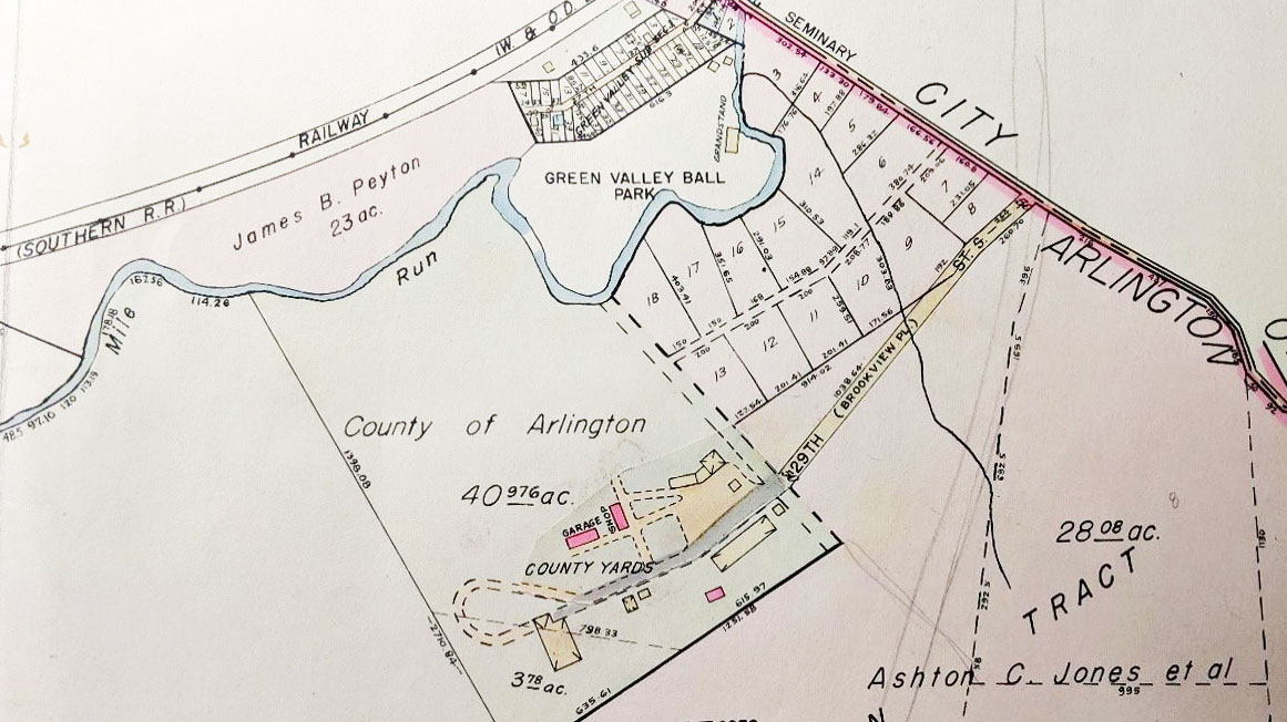 Arial map of the Property Yard