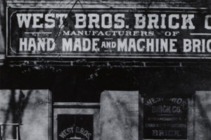 Sign for West Brothers Brick Company