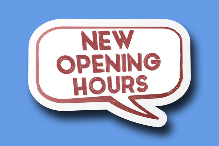 Link to post about January 5 reopening and new hours.