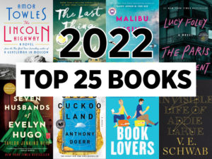 Composite of 8 book covers with the top Arlington reads of 2022.