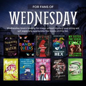 Lik to book list for fans of "Wednesday."