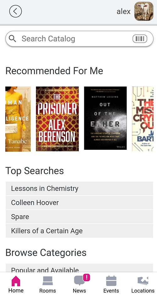 Recommended titles for me.
