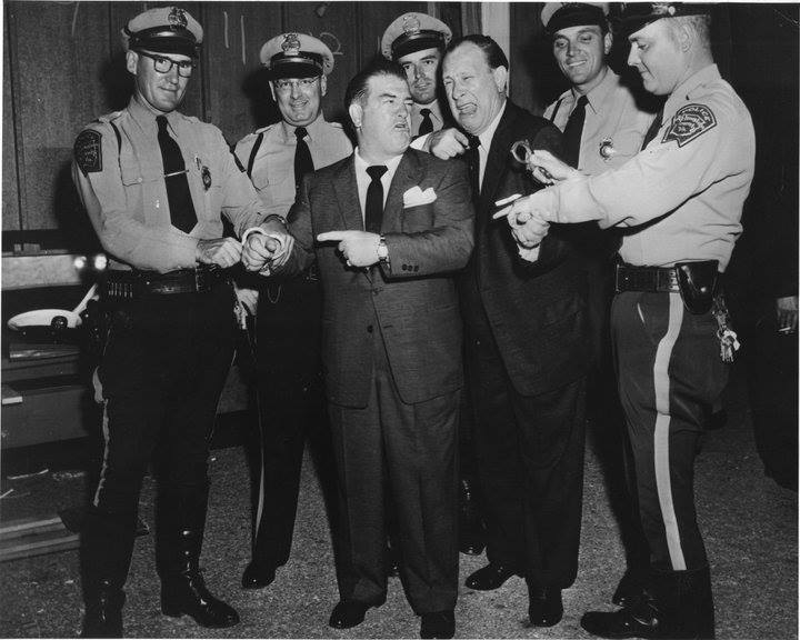 1955-Arlington-Police-witn-Bud-Abbott-and-Lou-Costello-at-grand-opening-of-Parkington-at-Wilson-Blvd.-and-Glebe-Rd.