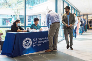 The U.S. Naturalization Ceremony was held at Central Library on August 24.
