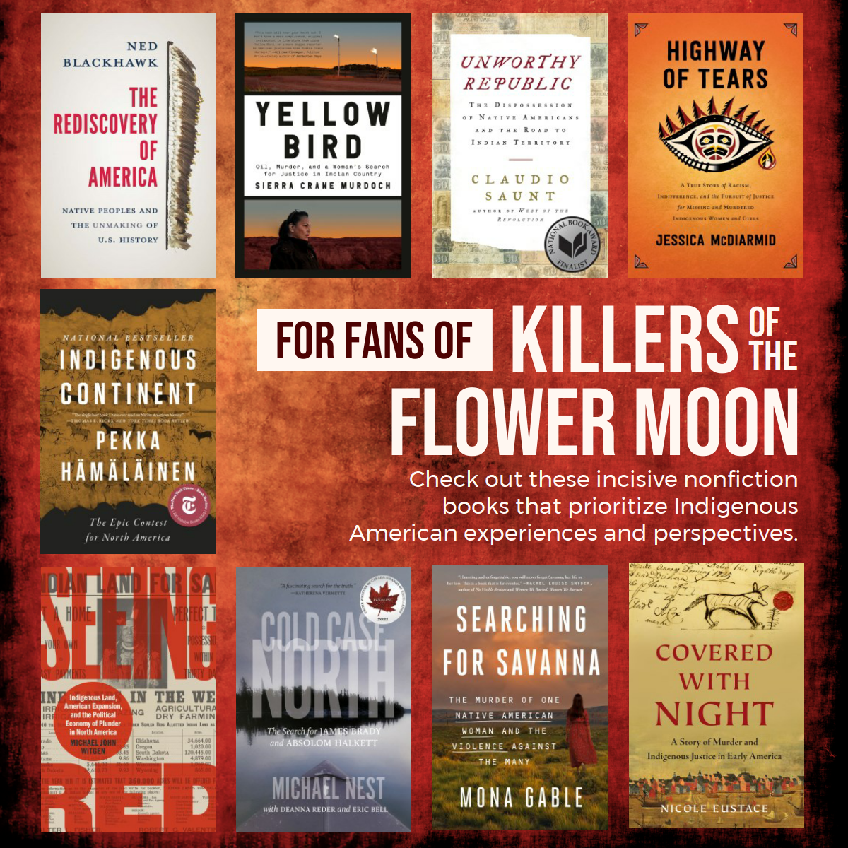 link to "for fans of killers of the flower moon" booklist