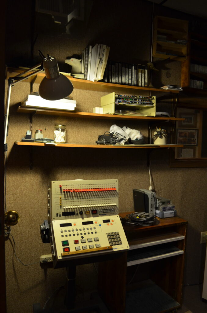 Don Zientara's recording equipment.