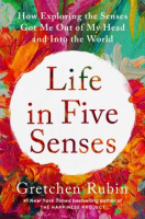 book cover for life in 5 senses. links to catalog record