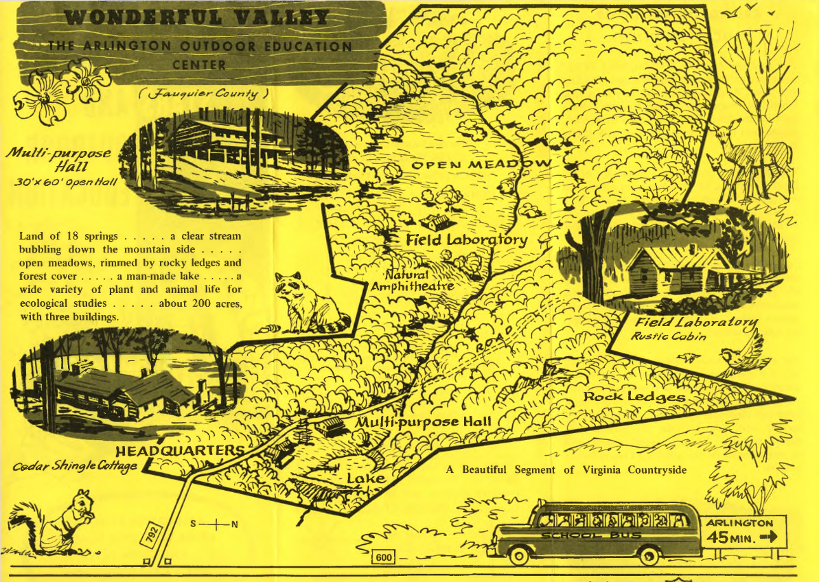 A map of a valley in Virginia.