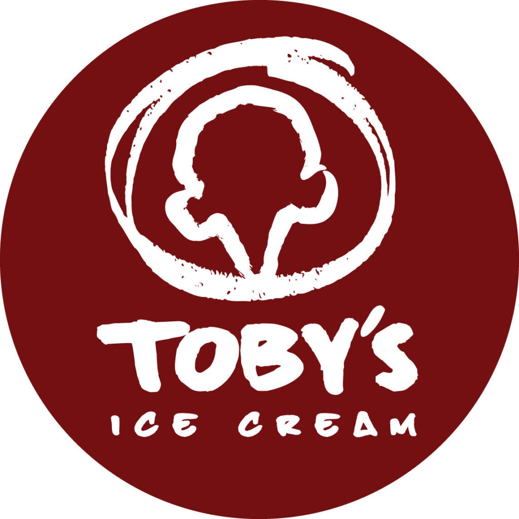 Toby's Ice Cream logo.