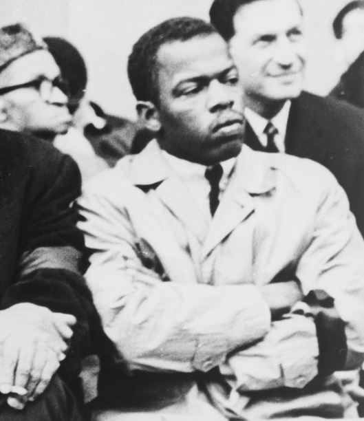 Photo of John Lewis in 1965. Courtesy of the Library of Congress.