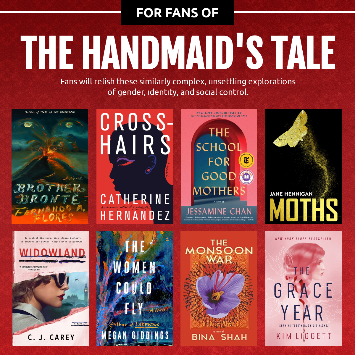 link to "For Fans of The Handmaid's Tale" booklist