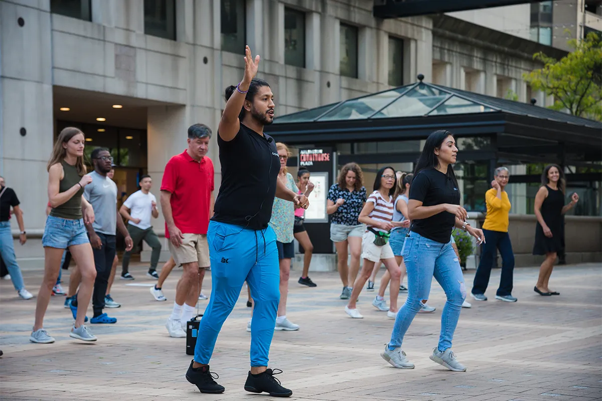 Salsa and bachata classes at the library