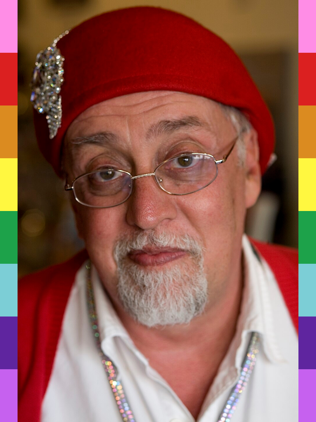 Gilbert Baker during the 2012 San Francisco Pride Parade.