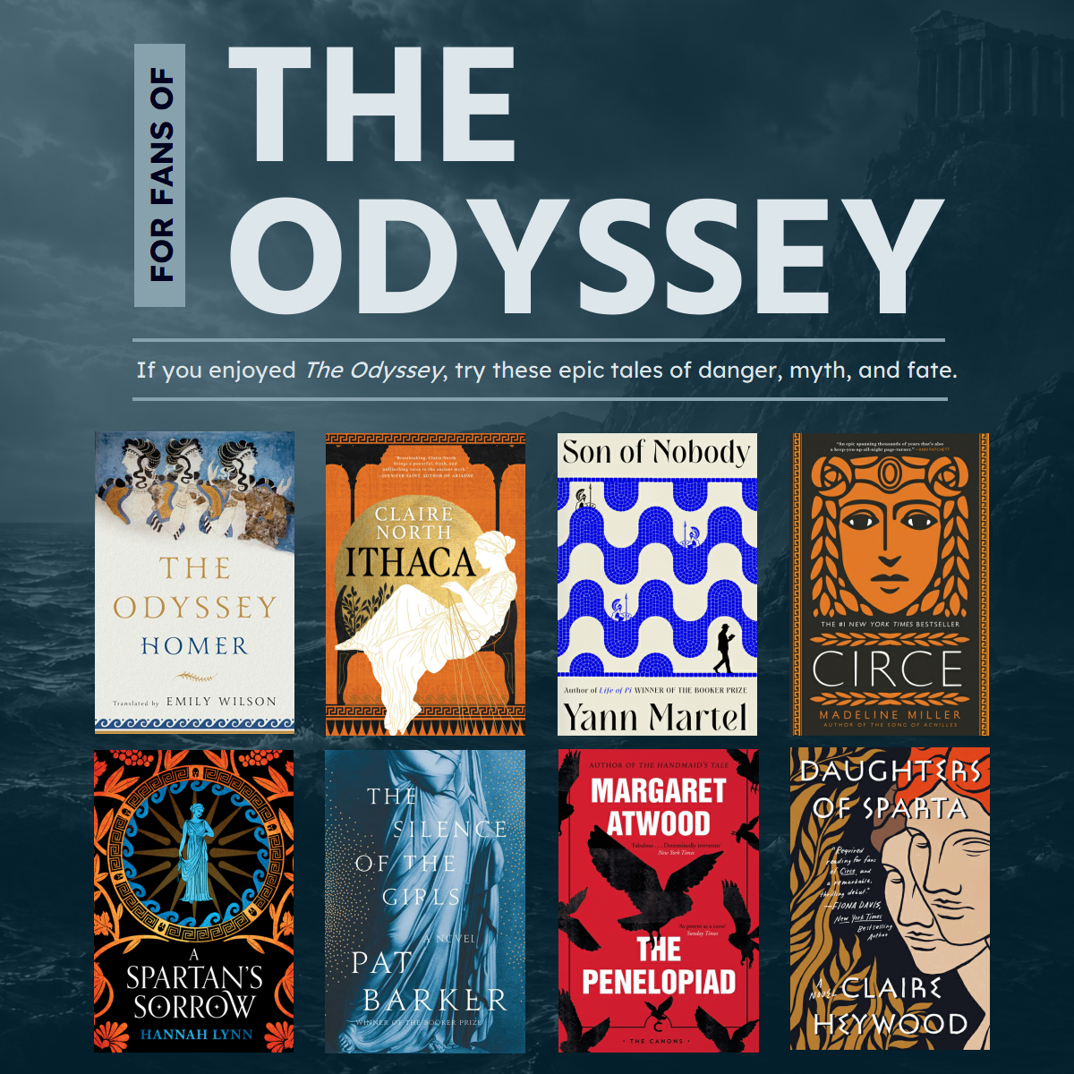 for fans of the odyssey booklist