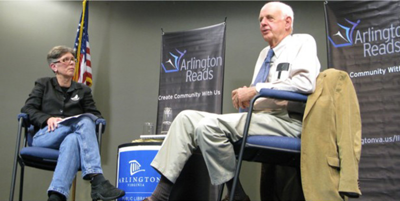 Director Kresh with Arlington Reads author Wendell Berry at the 2010 Arlington Reads event.