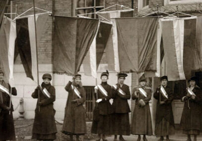 Suffrage protest 1917