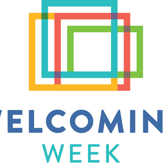 Logo for Welcoming Week.